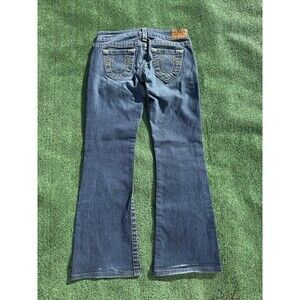 True Religion Jeans Classic Bootcut Blue Jeans Y2K Rave Cute Size 29 Women’s